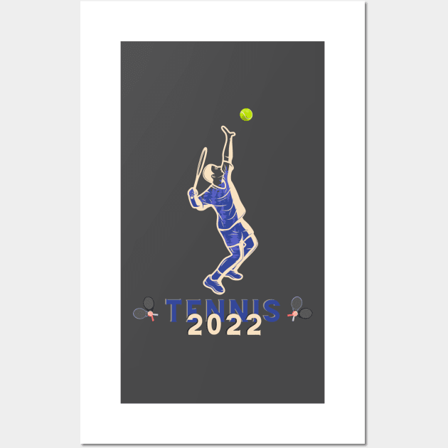 Tennis 2022 Wall Art by MinnieWilks